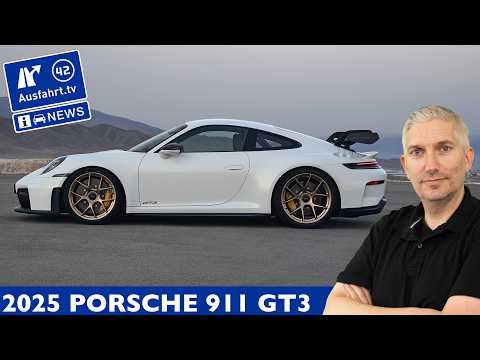 2025 Porsche 911 GT3 - alle technischen Daten & Fakten | Sound | Abmessungen | Preis & Leistung