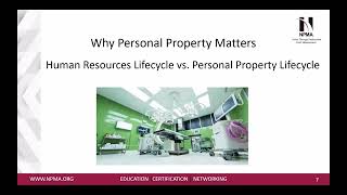 Applied Personal Property Asset Management Principles for Hospitals