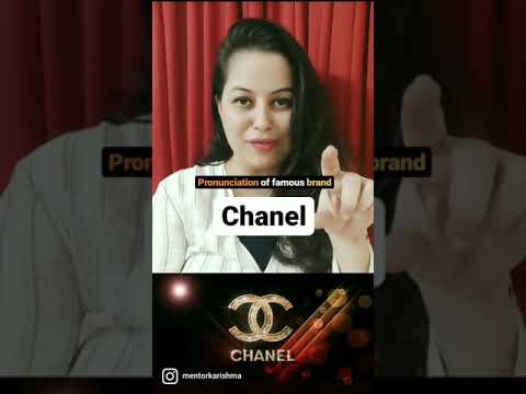 Pronunciation of famous brand- Chanel | #shorts #karishma