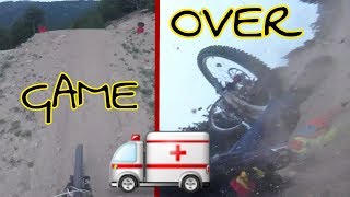 J'AI FAILLI ME TUER EN DH !!! Laps On Laps 2K17//Big crash//GoPro DH\\