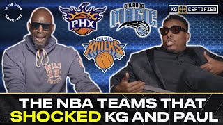 These NBA Teams Surprised KG & Paul The Most This Season | TICKET & THE TRUTH