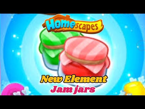 Homescapes - NEW ELEMENT (Jam jars 🌺🍯) - Level 4136