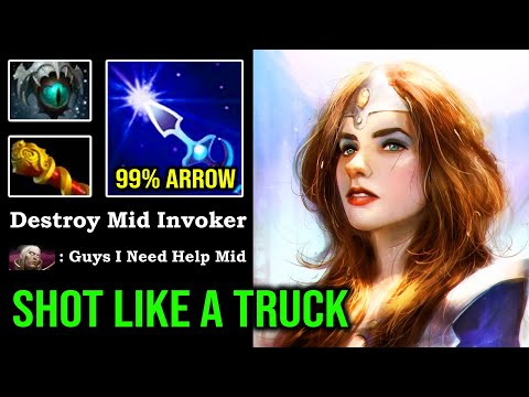 NEW 7.27 MIRANA MID GUIDE - Shot Like a Truck with Skadi MKB Against Mid Invoker Top Immortal DotA 2
