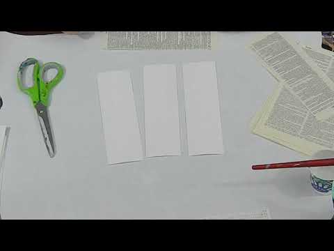 (125) Mixed Media Bookmarks, Part 1