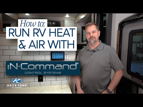 How to operate your RV air and heat through the  iN•Command system.