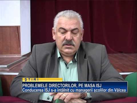Problemele directorilor, pe masa ISJ Valcea