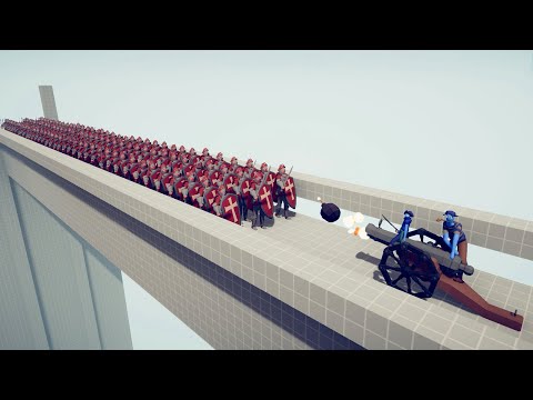 BOMB CANNON vs 100x EVERY SHIELD UNIT | Totally Accurate Battle Simulator - TABS