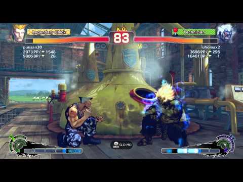 puusan30 (GU) vs uhomax2 (ON) | SSF4: Arcade Edition PC - Ranked Match