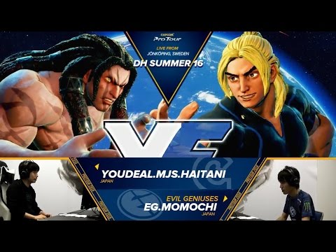SFV:  YouDeal.MJS.Haitani vs EG.Momochi - Dreamhack Summer 2016 Top 8 - CPT 2016