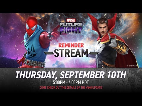 REACTING TO THE MARVEL FUTURE FIGHT V640 DAMNATION UPDATE LIVESTREAM