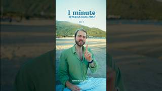 1 Minute Speaking Challenge (day 2)