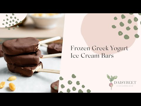 Frozen Greek Yogurt Ice Cream Bars Recipe