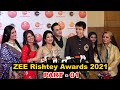ZEE Rishtey Awards 2021 Complete Video PART 01 Tv Celebs At Red Carpet