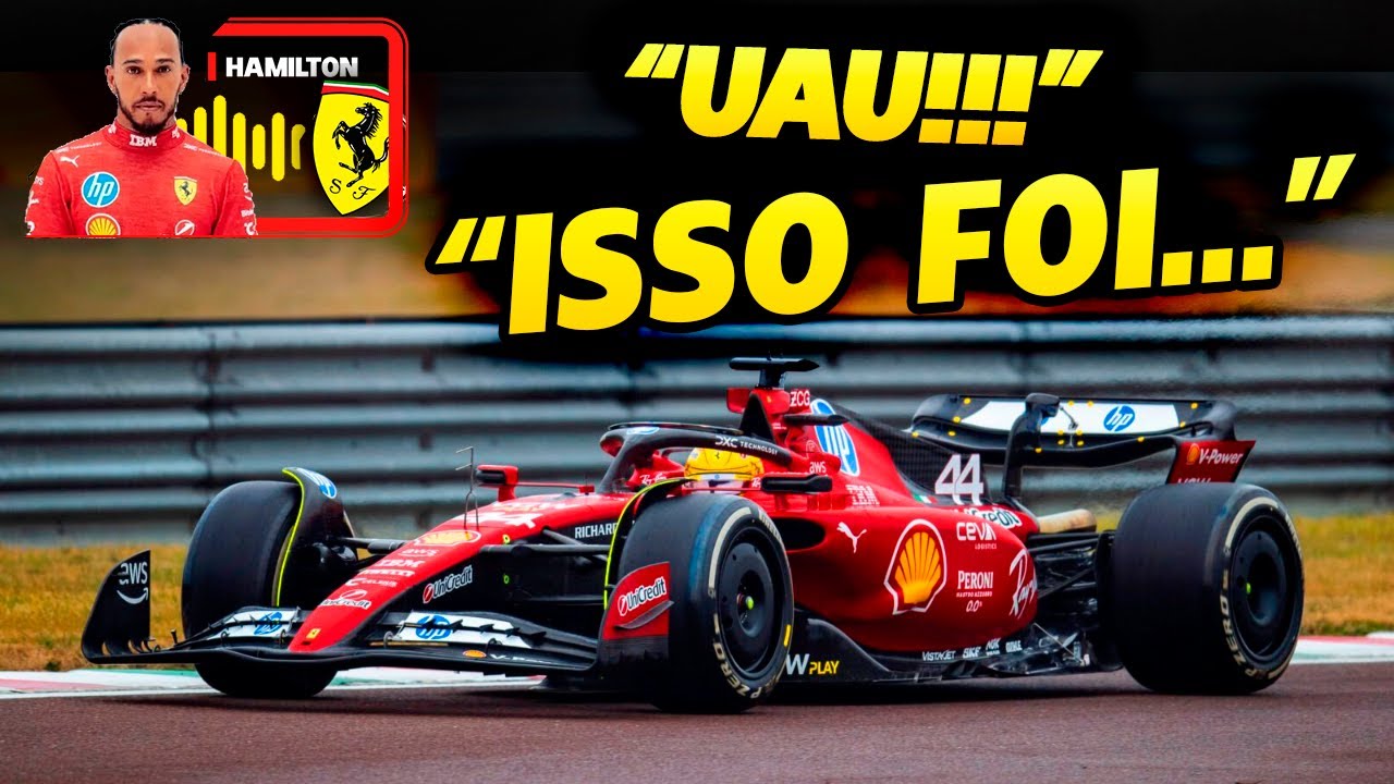 OUÇA O PRIMEIRO RÁDIO DE LEWIS HAMILTON COMO PILOTO DA FERRARI  | FÓRMULA 1 | GP EM CASA