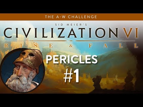 Let's Play Civilization 6: Rise and Fall - Deity - Pericles part 1