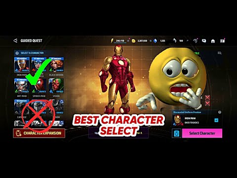 👉🤨GUIDED QUEST best T3 CHARACTER SELECT in Marvel future fight Mr GAMER VINES Hindi video 👍