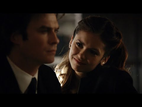 TVD 6x15 - Damon tries to write an eulogy for Liz's funeral, Elena comforts him | Delena Scenes HD