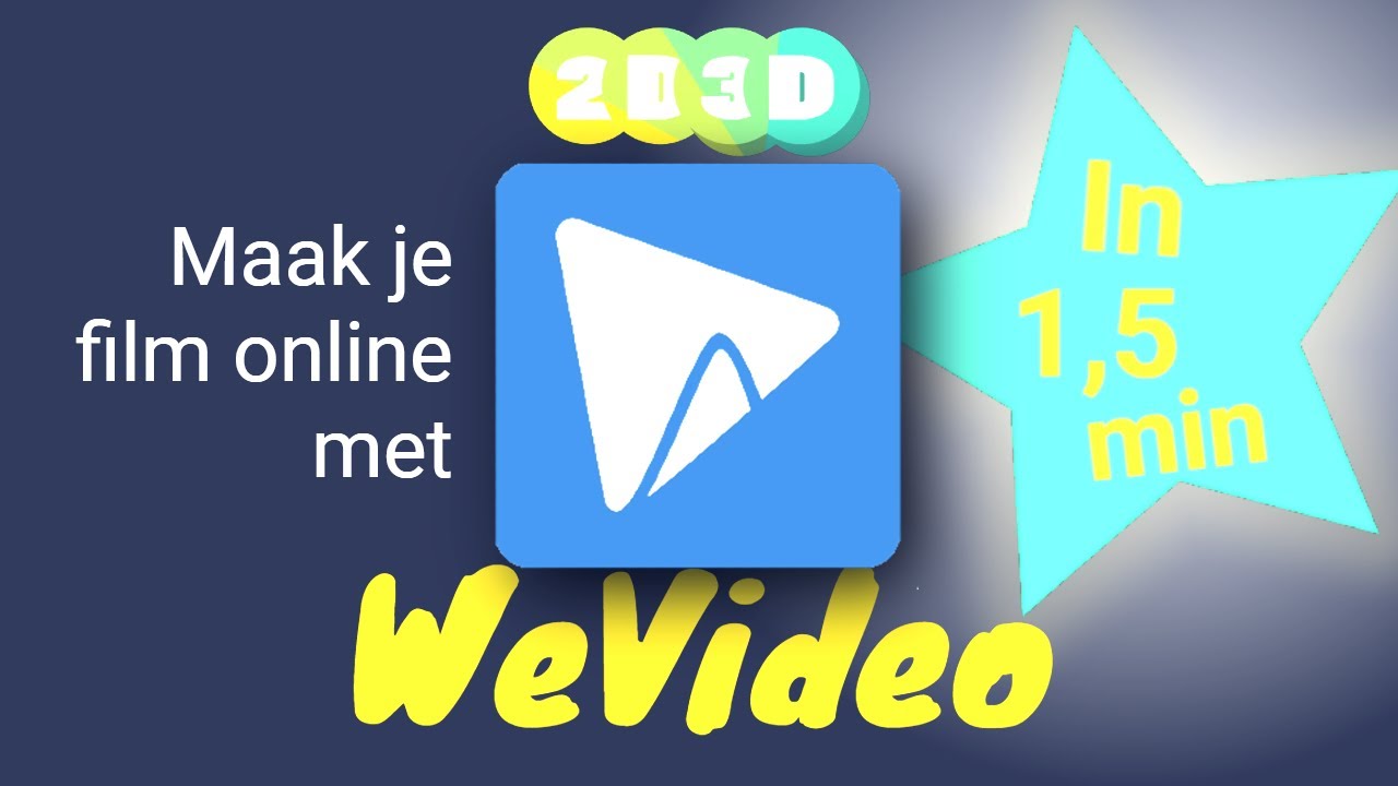 WeVideo in 1,5 min - online jouw film in elkaar zetten