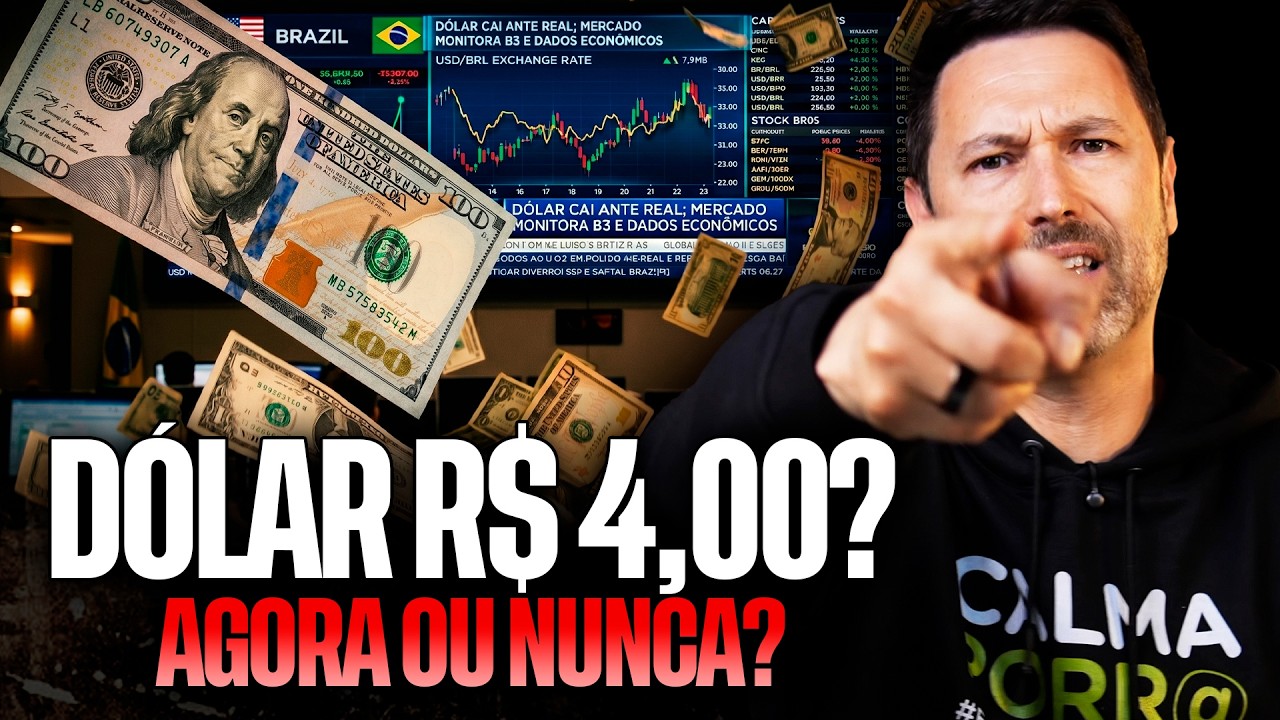 DÓLAR DESPENCA PELA PRIMEIRA VEZ EM ANOS | O QUE ESTÁ POR TRÁS DESSA QUEDA? VAI CAIR AINDA MAIS?