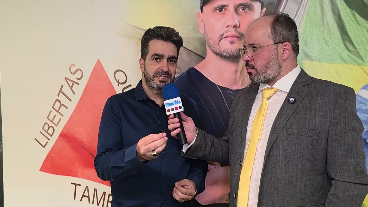 Leonardo Avalanche, presidente do PRTB, anuncia Pablo Marçal como pré-candidato à Presidência