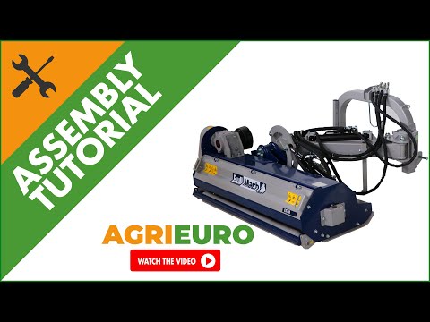 BullMach Estia 160 - Tractor-Mounted Side Arm Flail Mower - Medium Series - Assembly Tutorial Video