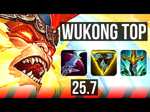 WUKONG vs IRELIA (TOP) | 6/1/8 | EUW Master | 25.7