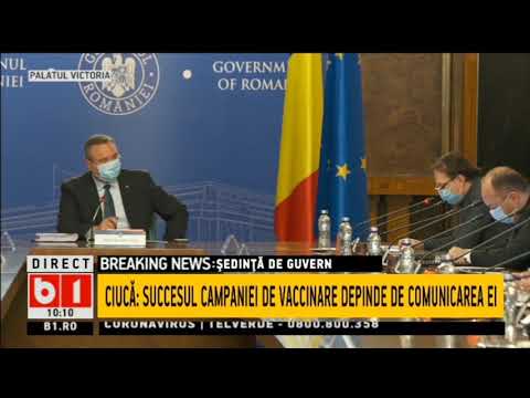 AICI: DECIZIILE GUVERNULUI CIUCA- PRIMA PARTE A SEDINTEI DE GUVERN_Stiri b1_17 decembrie 2020