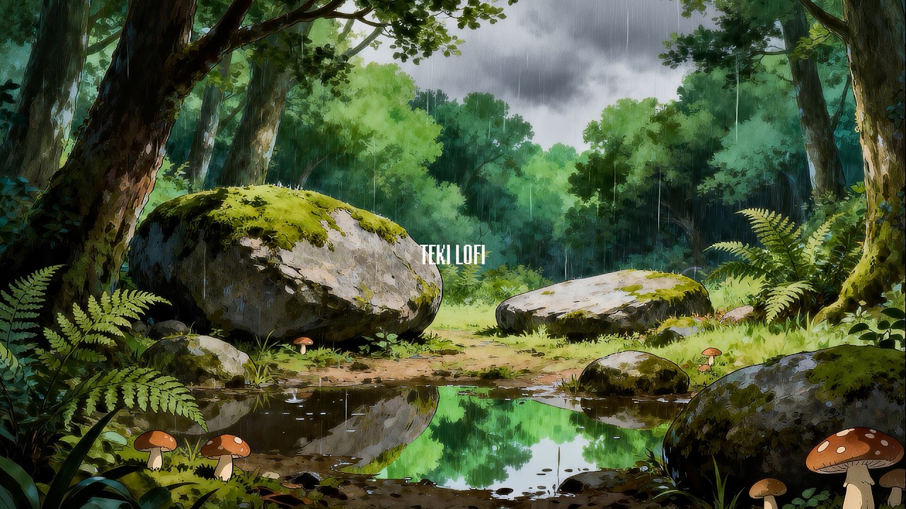 Late night study session 🌙 lofi hip hop ~ anime aesthetic