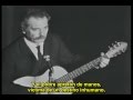 BRASSENS "La rosa, la botella y el apretón de manos" (Subtitulado)