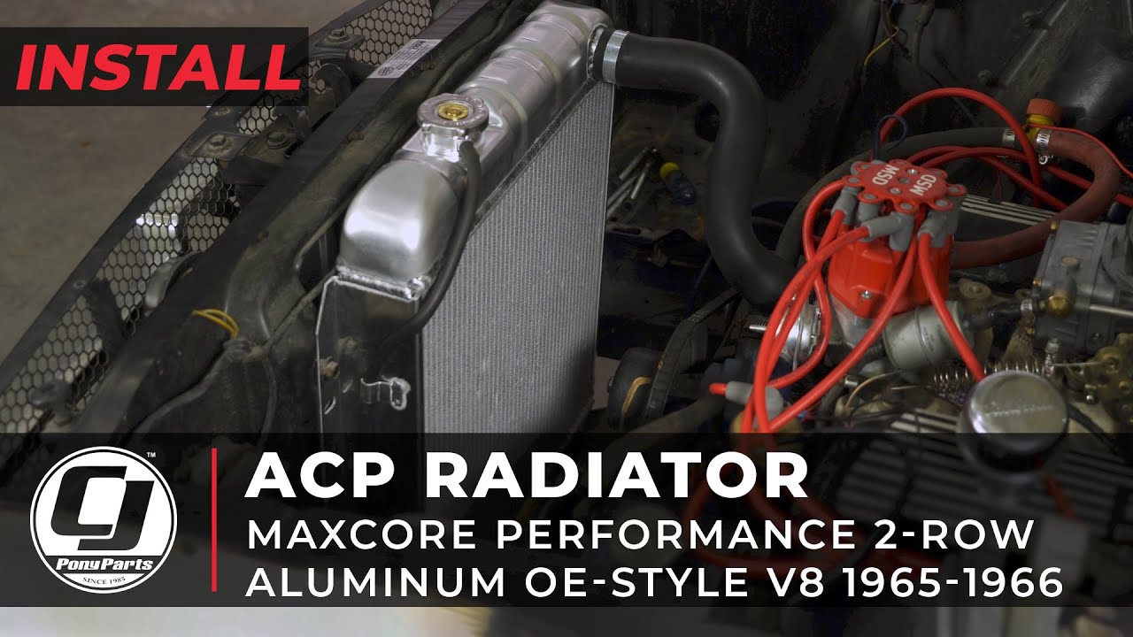 1965-1966 Mustang Install | ACP MaxCore Radiator