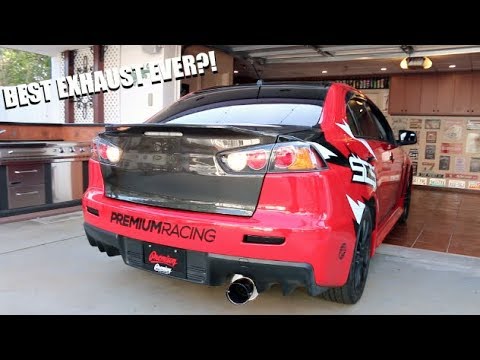 BEST EXHAUST EVER?! Evo X HKS Hi Power Install