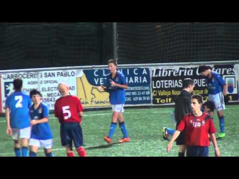 EF Hermanos Llana 1-3 Real Oviedo "B" resumen 2ª Cadete