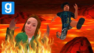 Floor is LAVA in GMOD - Who Will Survive?