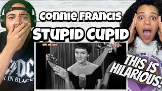 SO FUNNY! FIRST TIME HEARING Connie Francis  - Stupid Cupid REACTION
