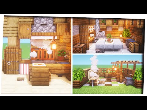 FullySpaced - Minecraft - 5 Kitchen Designs ｜Inspiration & Tips!｜Interior Decoration ideas｜