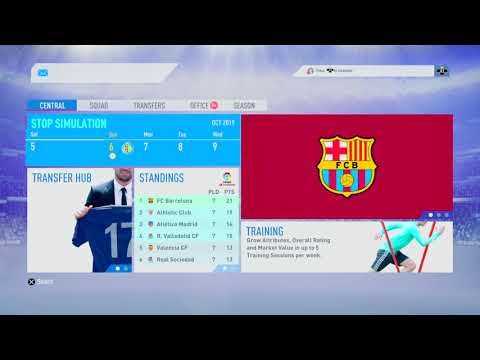 FIFA 19 FC BARCELONA CAREER MODE S 2 EP 5 GETAFE SIM