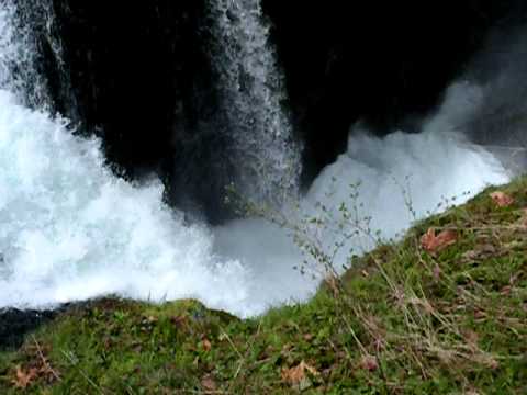 Waterfalls on Eagle Creek along the Columbia Gorge in Oregon