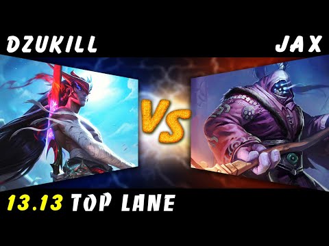 Dzukill - Yone vs Jax TOP #2 Patch 13.13 - Yone Gameplay