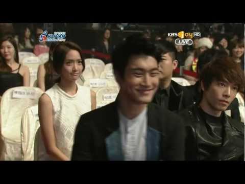 [HD] 120222 KBS Joy 1st Gaon Chart Kpop Awards 2011 - Super Junior - Under Stage cuts [16/24]