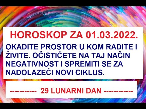 Danas je dan KARME. Ne dopustite sebi da vas povuku niske vibracije u konflikt. Horoskop za danas.
