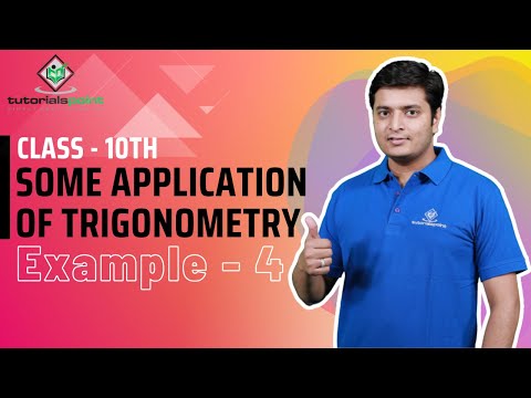 Class 10th Example 4 of Some Application of Trigonometry