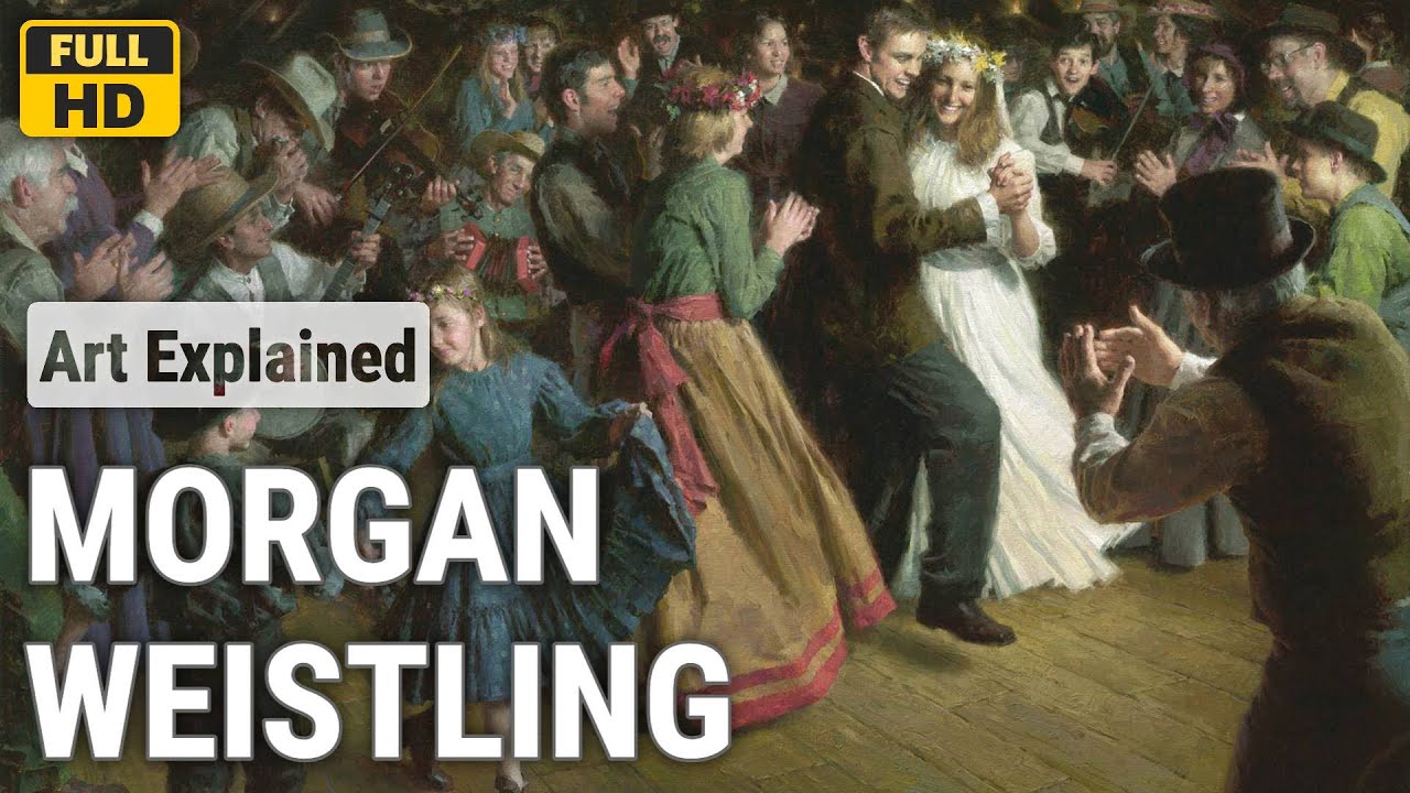 Morgan Weistling: A collection of 10 oil paintings with title and year [HD]