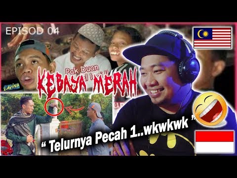 TELURNYA PECAH 😂 Misteri Rumah KEBAYA MERAH - EPISOD 4 | REACTION By EndhyTK