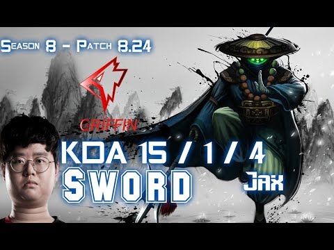 GRF Sword JAX vs RYZE Top - Patch 8.24 KR Ranked