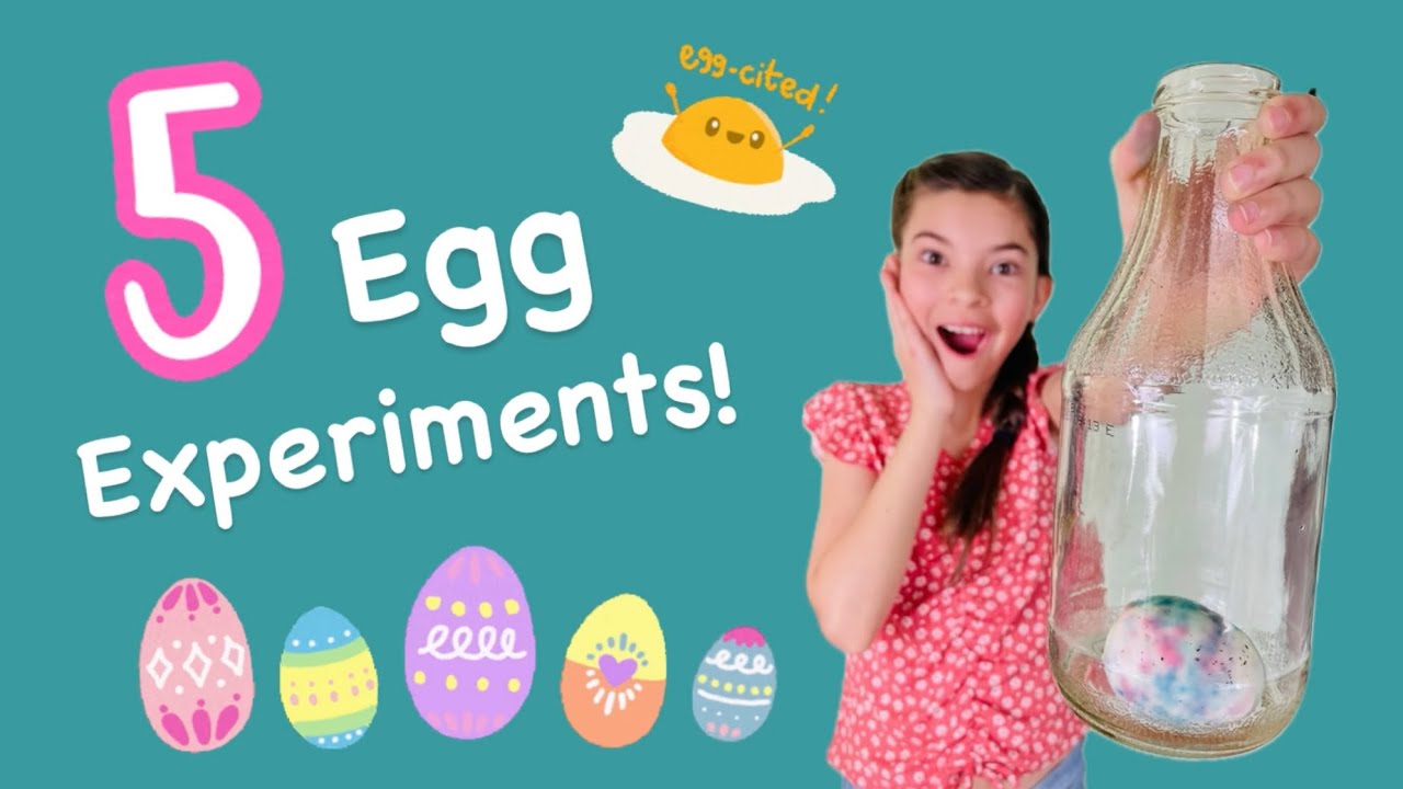 5 Egg-citing Egg Experiments! #eggs #easter #experiment #activitiesforkids