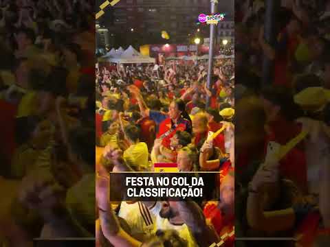 A TORCIDA DA ESPANHA FOI À LOUCURA COM A CLASSIFICAÇÃO PARA A SEMI DA COPA! #shorts