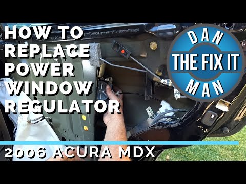 2002 - 2006 Acura MDX Rear Window Regulator Replacement - DIY