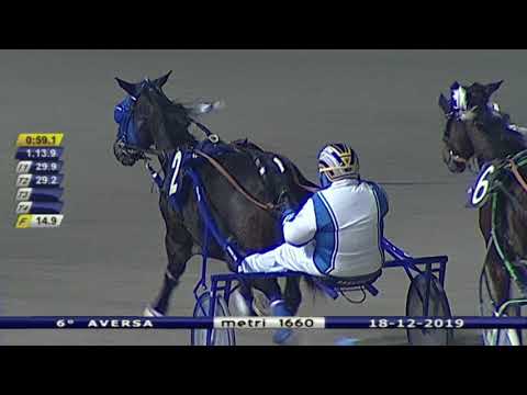 Aversa trotto 18 Dicembre 2019 - 6° Corsa