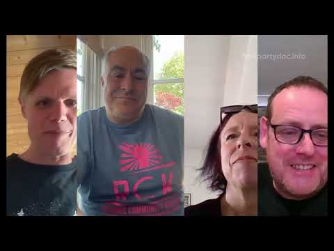 Meet the Soundsystems.  Simone from Spiral Tribe, Steve BEDLAM and Harry from DIY meet Aaron Trinder