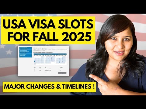 When will USA visa slots open for Fall 2025? F1 and J1 slot updates and timelines